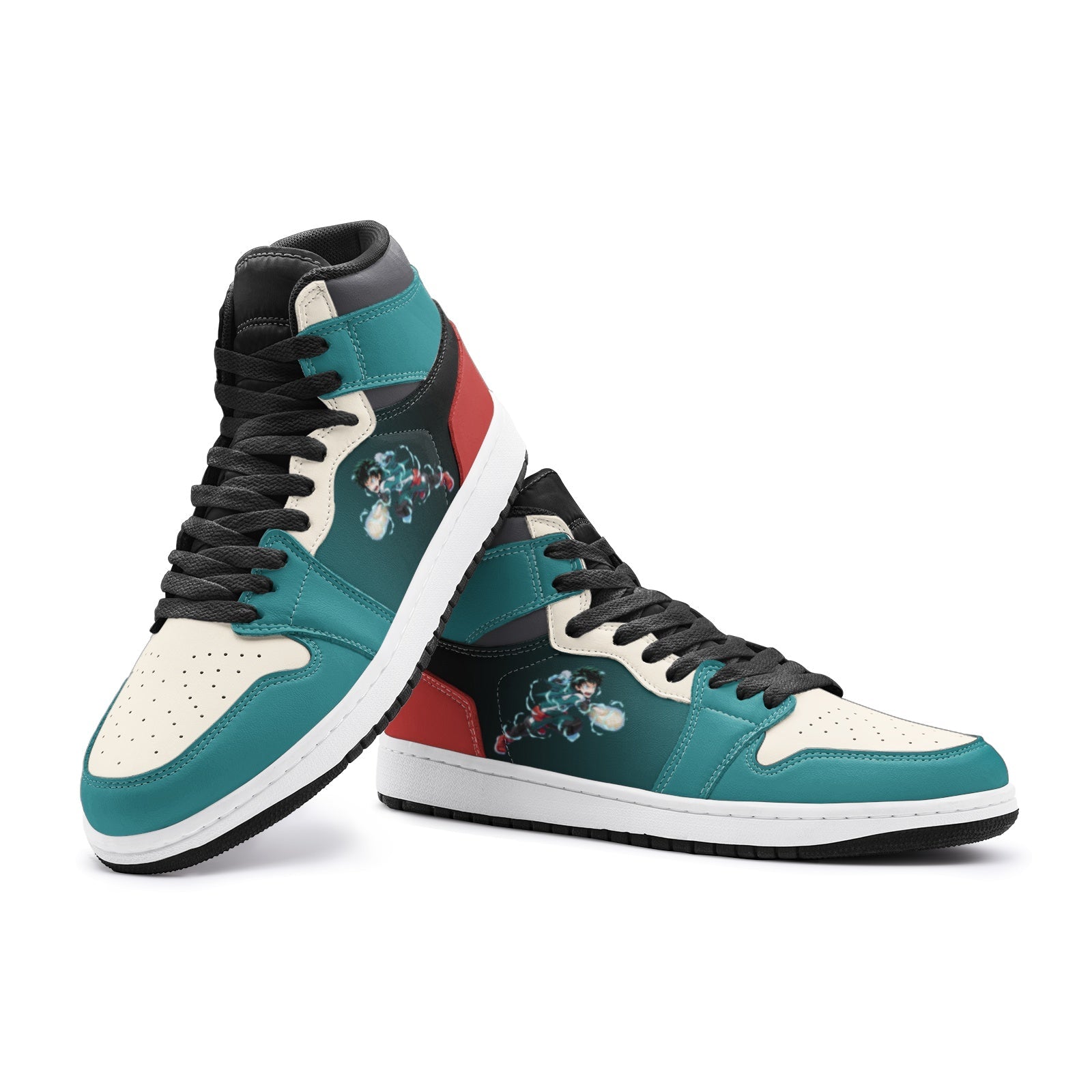 Izuku Midoriya My Hero Mid 1 Basketball Shoes