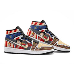 Luffy One Piece V2 Mid 1" Basketball Shoes