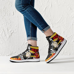Mikey and Draken Tokyo Revengers Mid 1 Basketball Shoes
