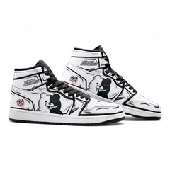 Monokuma Danganronpa Mid 1 Basketball Shoes
