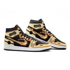 Nine-Tails Chakra Mode Ninja Shippuden V2 Mid 1" Basketball Shoes