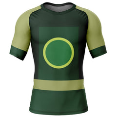 Earthbenders Avatar Short Sleeve Rash Guard Compression Shirt
