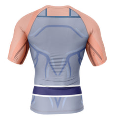 Lion-O Thundercats Short Sleeve Rash Guard Compression Shirt