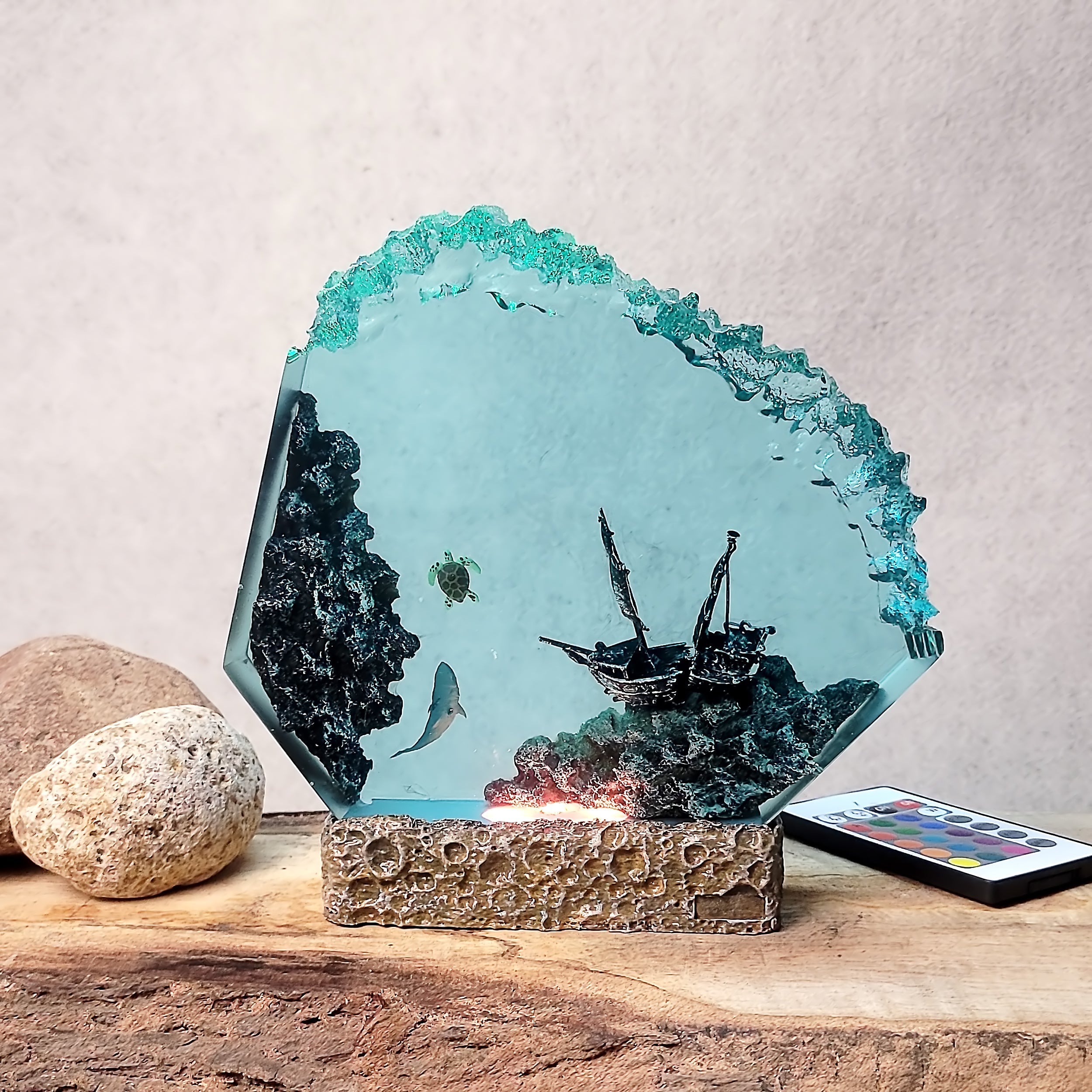 OCEAN SHIPWRECK - Handmade Night Lights - Nysekai