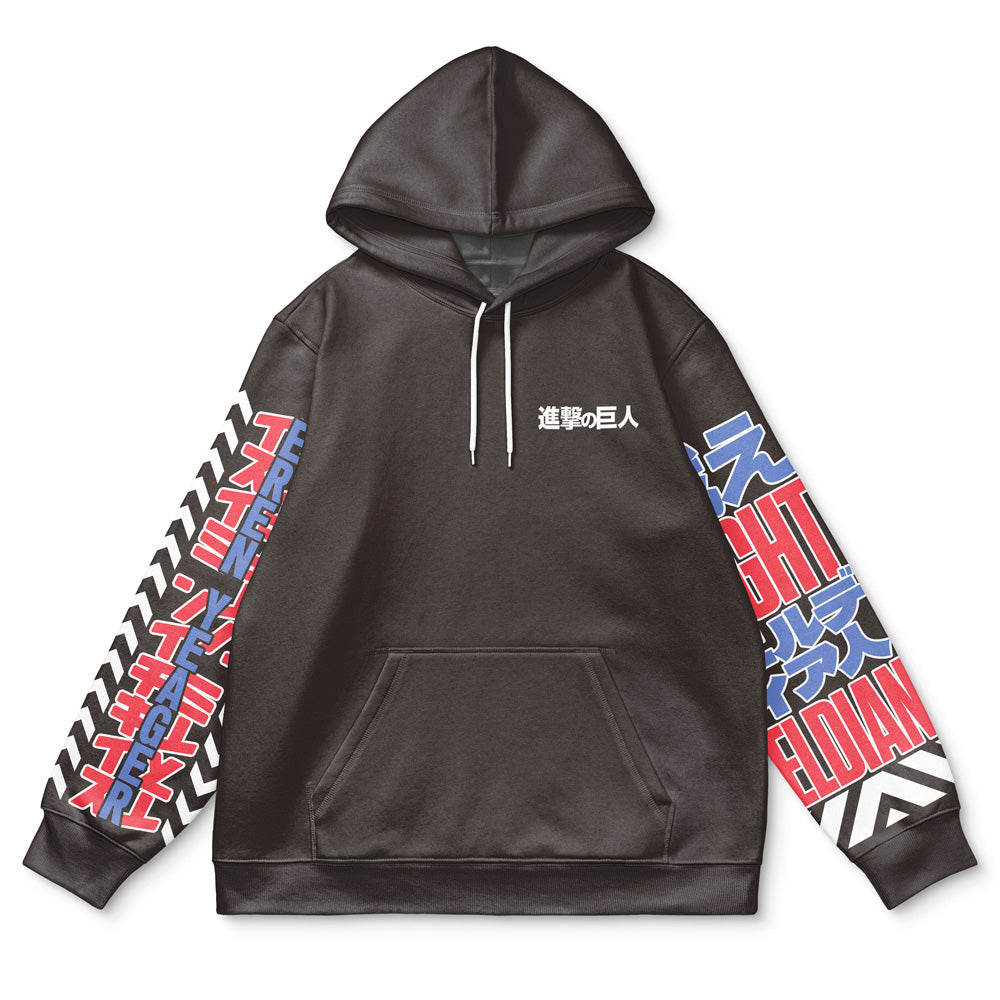 Eren Yeager V2 Attack on Titan Streetwear Hoodie