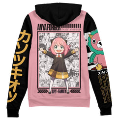 Anya Forger Spy x Family" Streetwear Zip Hoodie Jacket