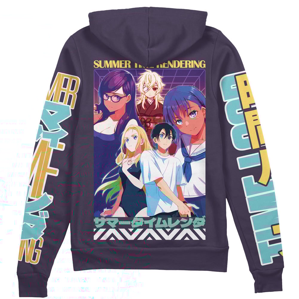 Summer Time Rendering" Streetwear Zip Hoodie Jacket