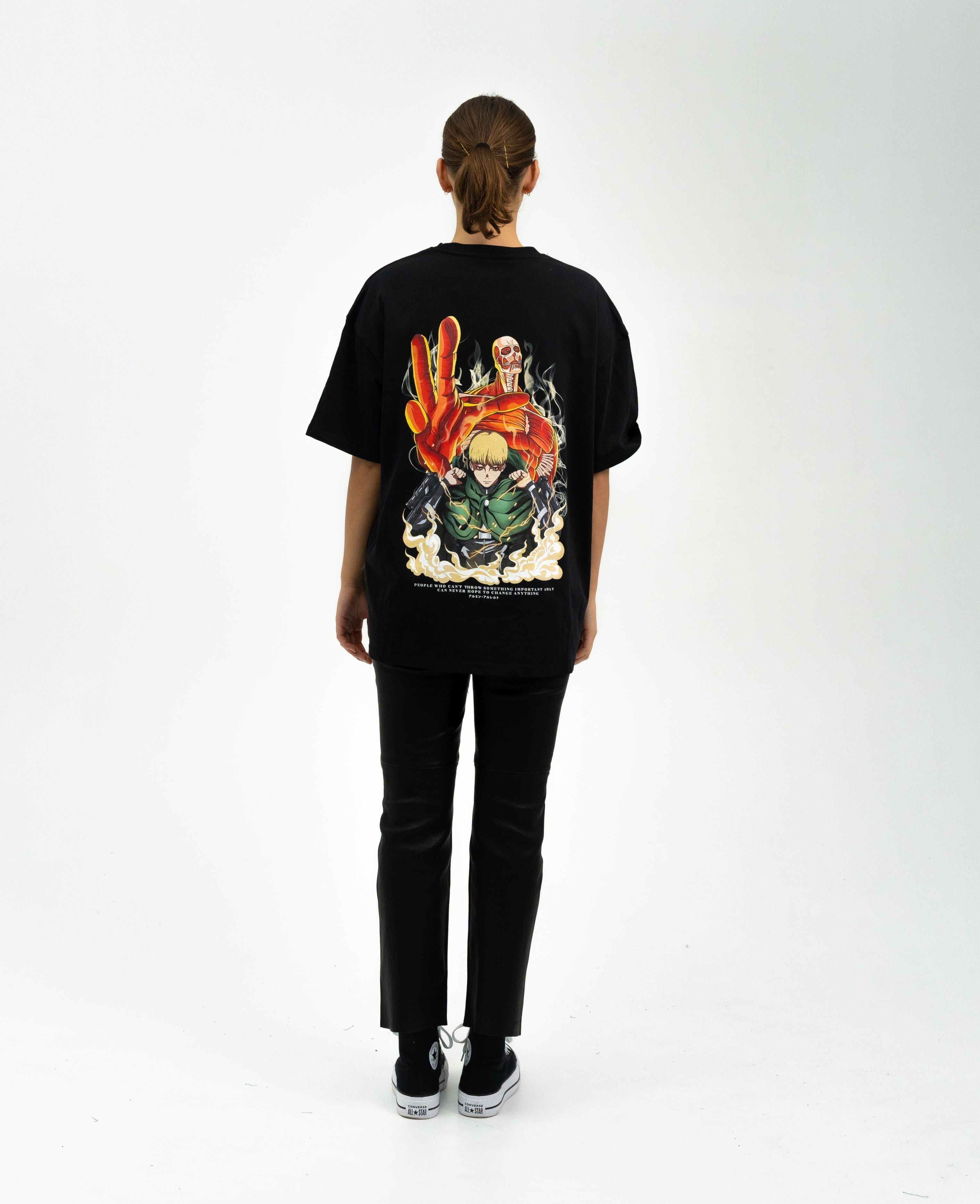 Armin X Colossal Titan - AOT Oversize T-Shirt