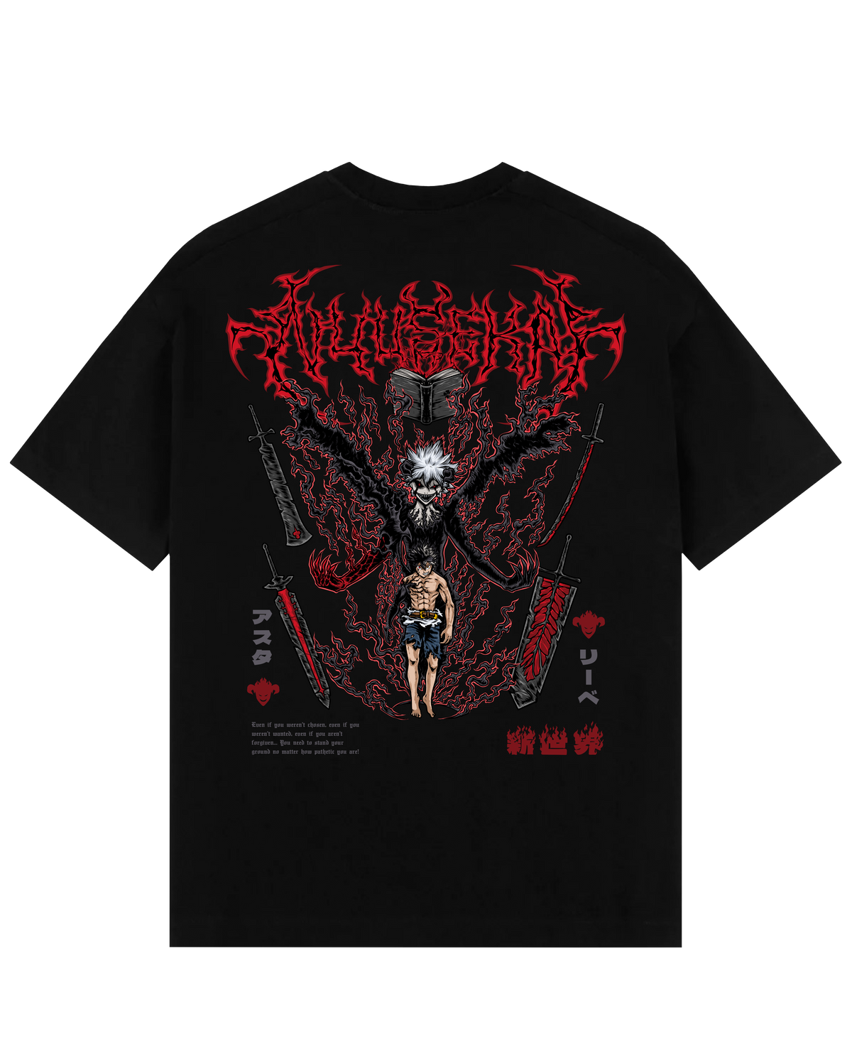 Asta X Liebe - Black Clover Oversize T-Shirt
