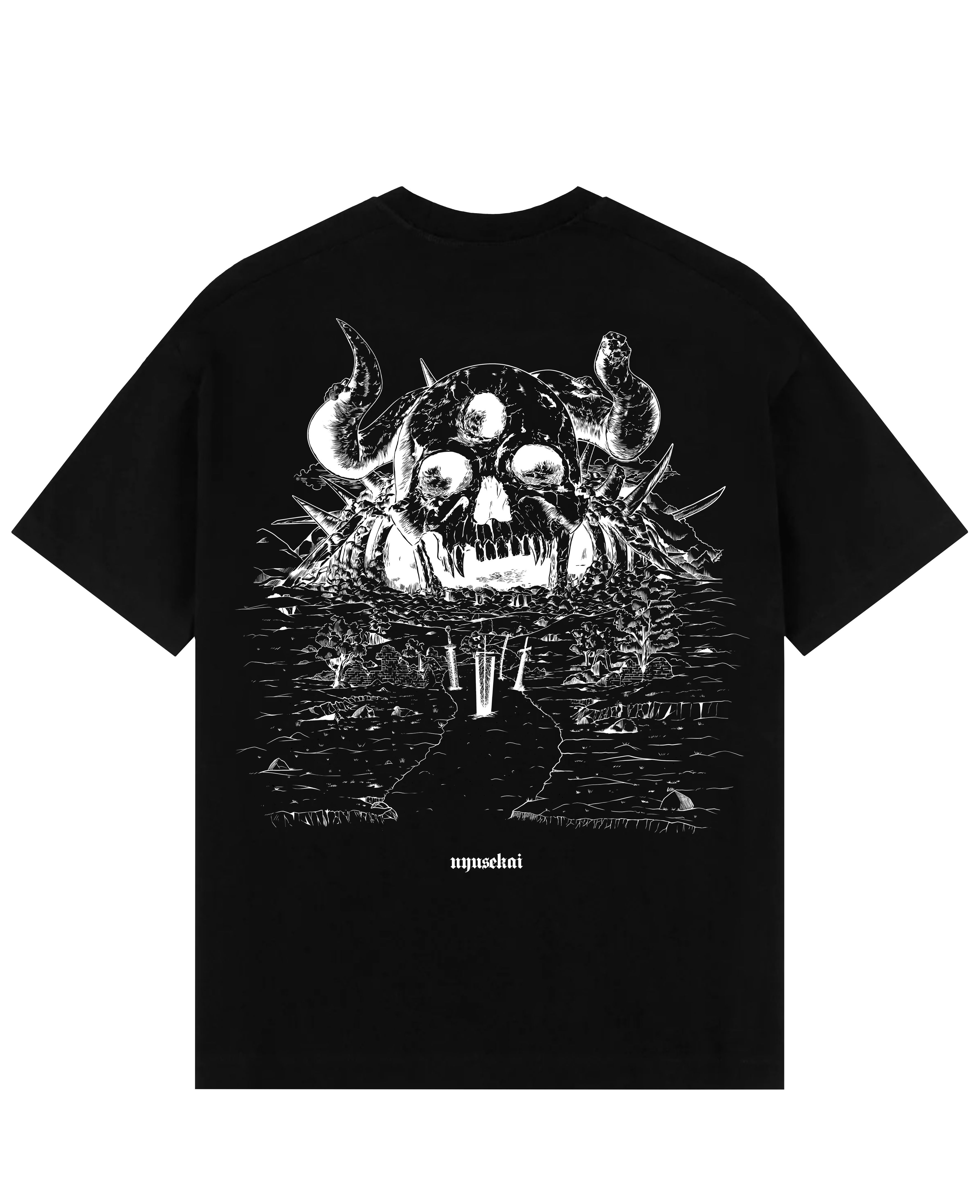 Demon Skull - Black Clover Oversized T-Shirt