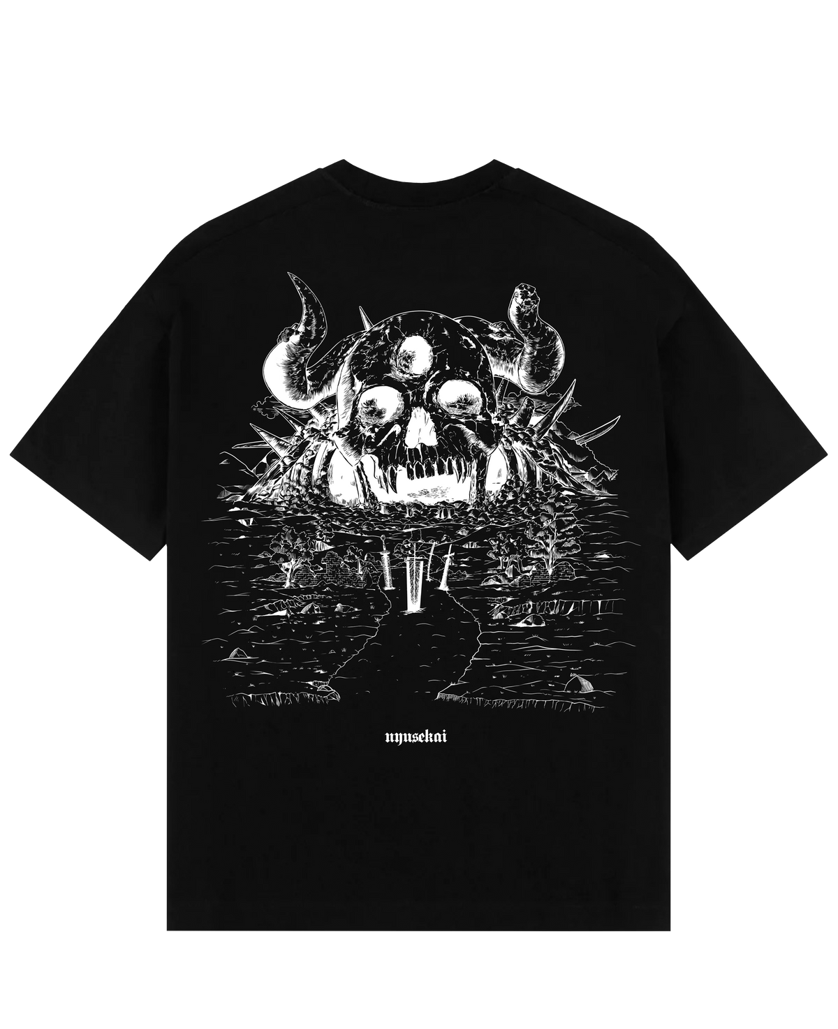 Demon Skull - Black Clover Oversized T-Shirt