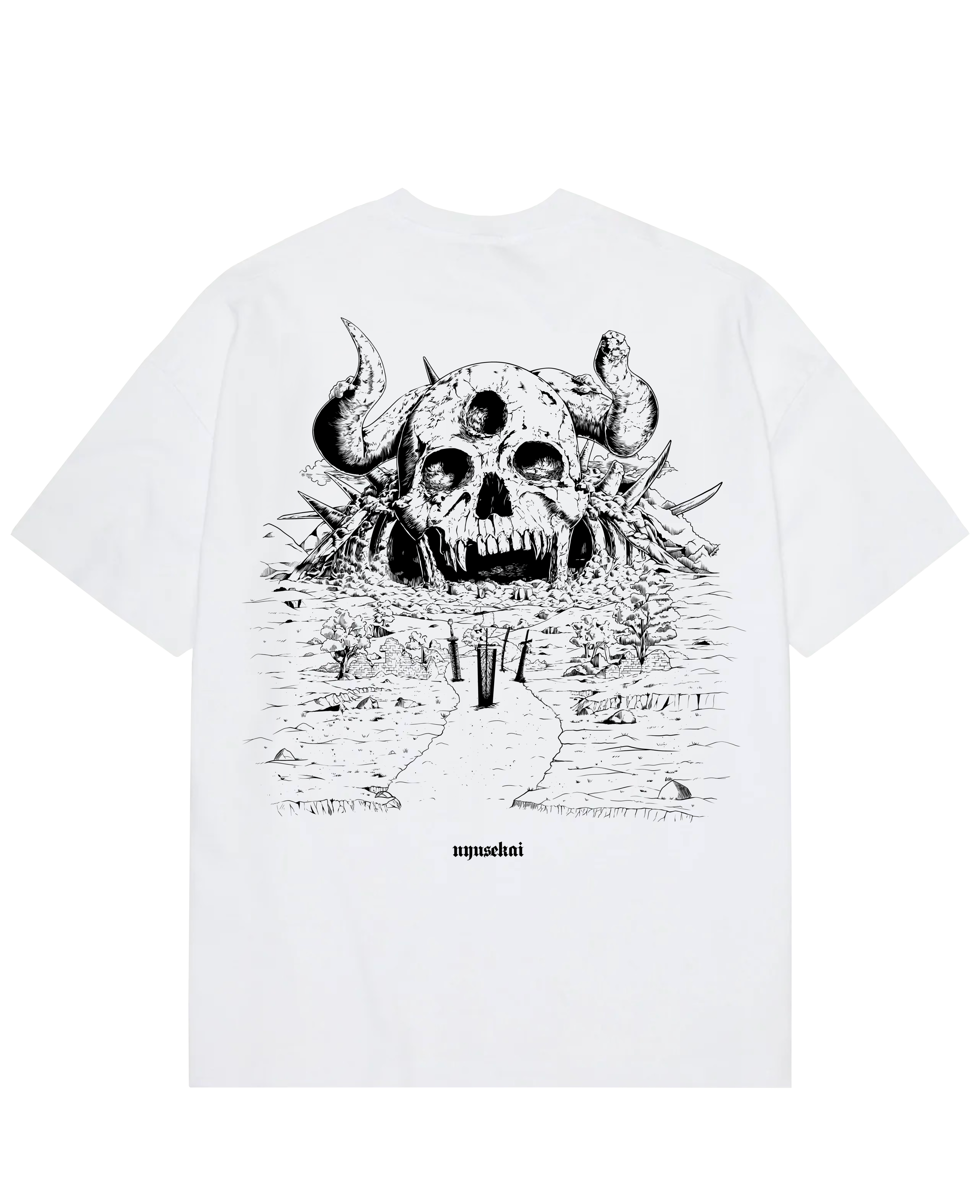 Demon Skull - Black Clover Oversized T-Shirt