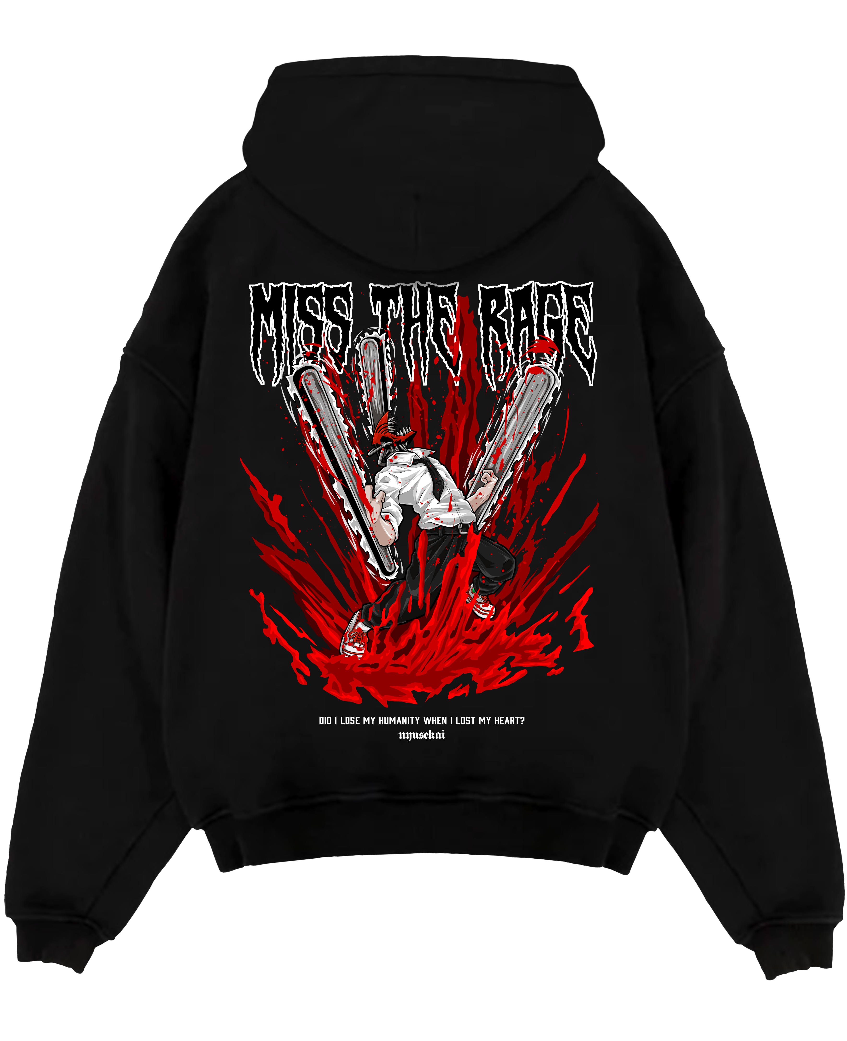 Denji X Miss The Rage - Chainsaw Man Oversize T-Shirt - Nysekai
