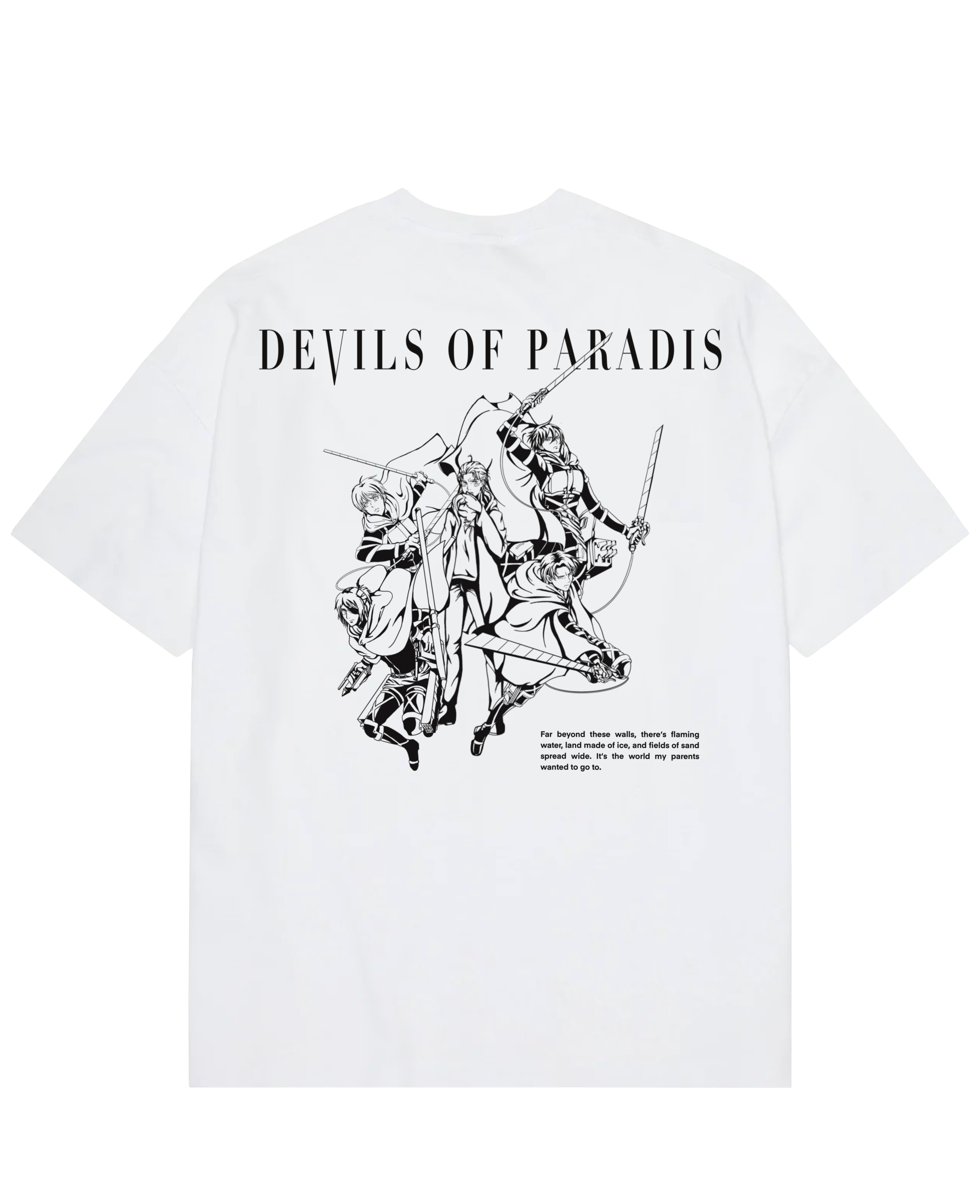 Devils Of Paradis - AOT Oversize T-Shirt