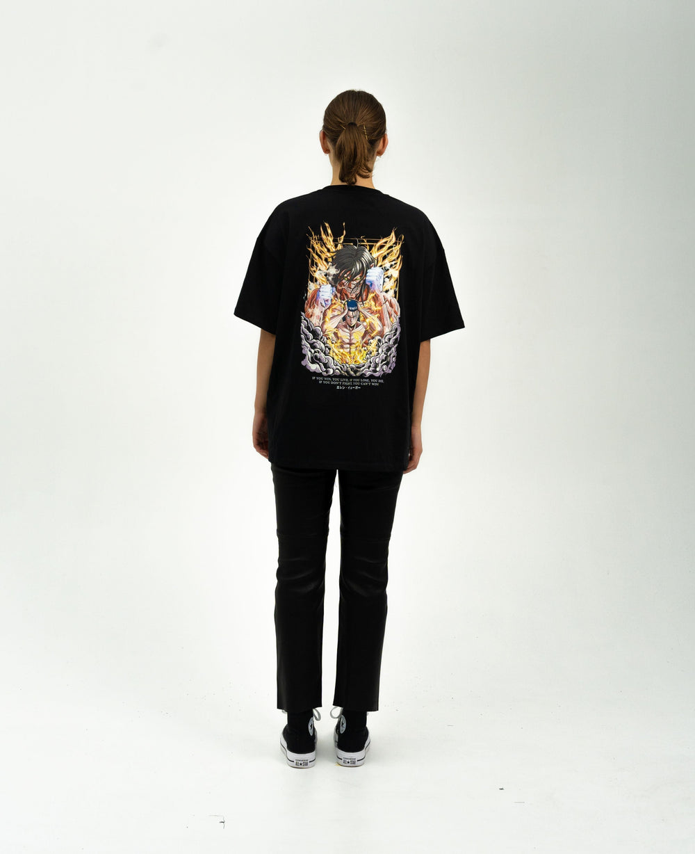 Eren X Attack Titan - AOT Oversize T-Shirt