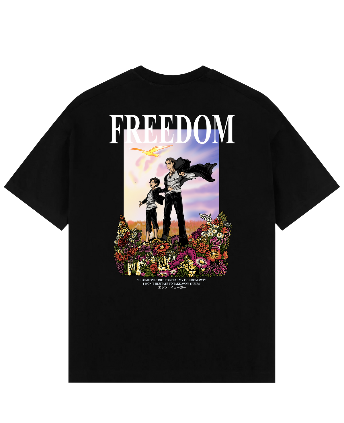Eren X Freedom - AOT Oversize T-Shirt