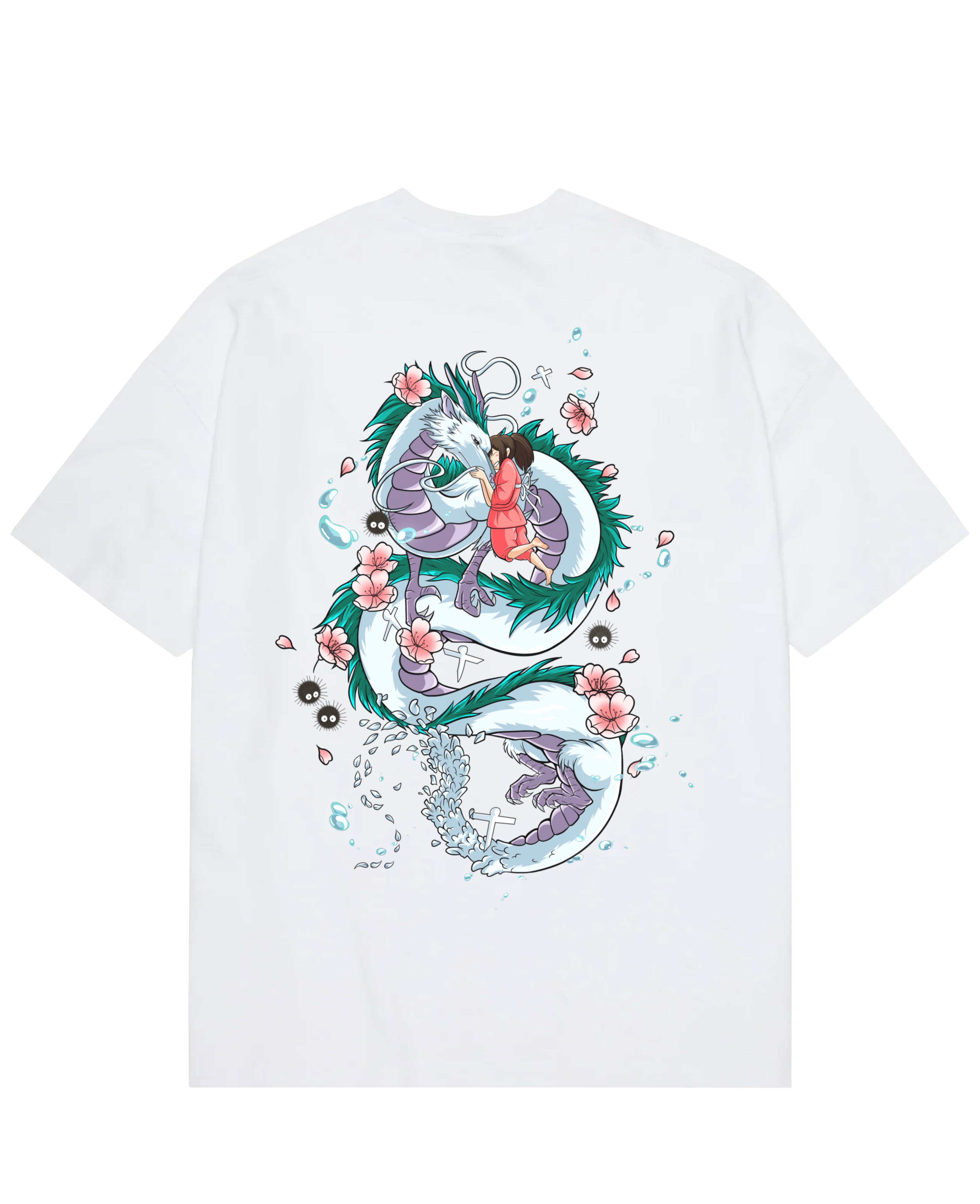 Haku & Chihiro - Spirited Away Oversize T-Shirt