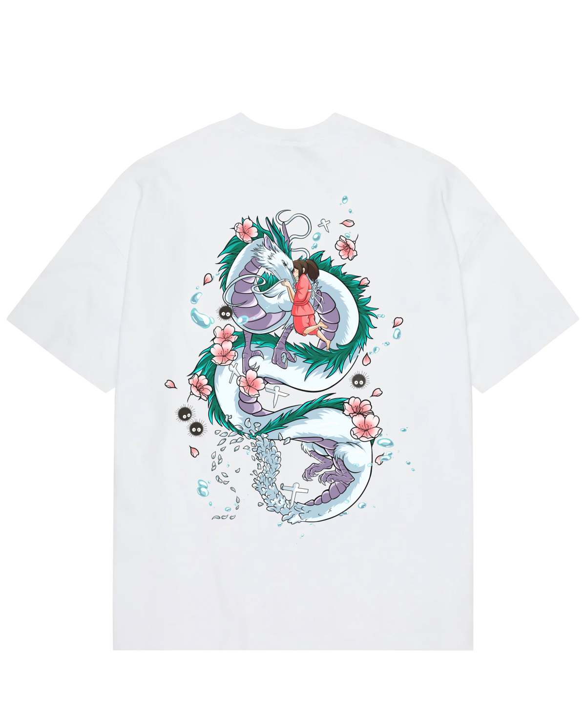 Haku & Chihiro - Spirited Away Oversize T-Shirt