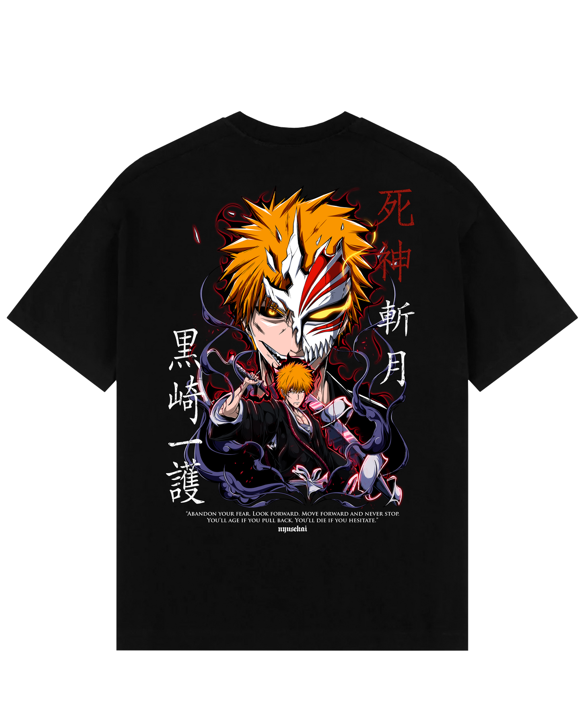 Ichigo X Hollow mask - Bleach Oversize T-Shirt