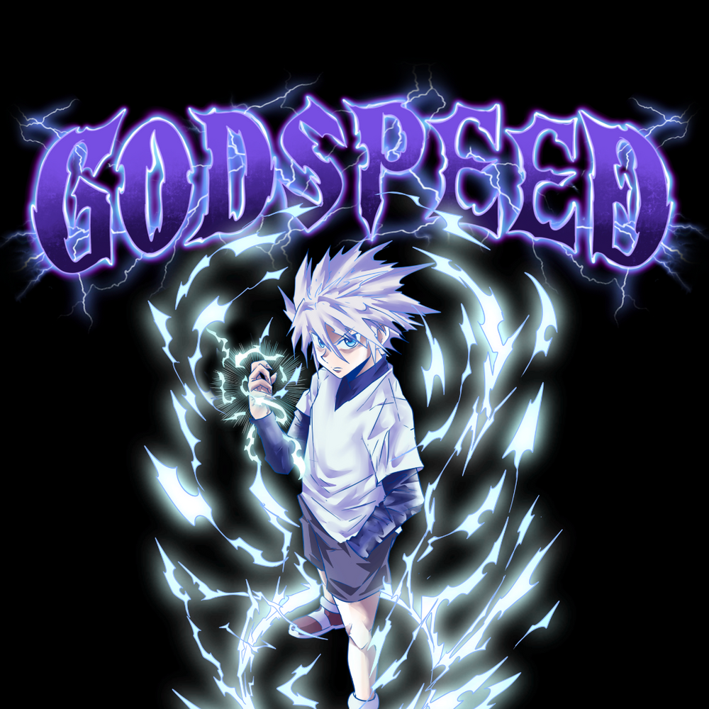 Killua X Godspeed - Hunter X Hunter Oversize T-Shirt V1