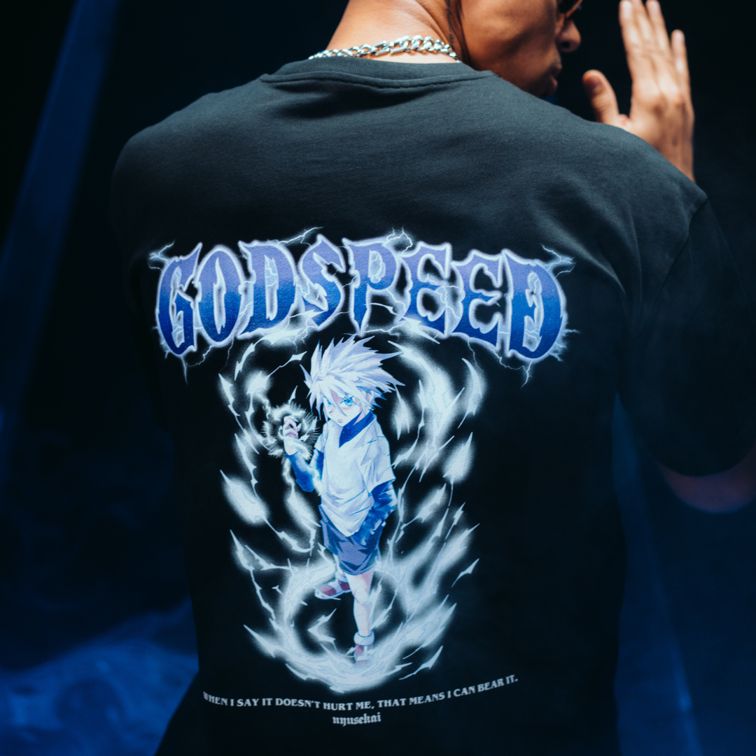 Killua X Godspeed - Hunter X Hunter Oversize T-Shirt V2