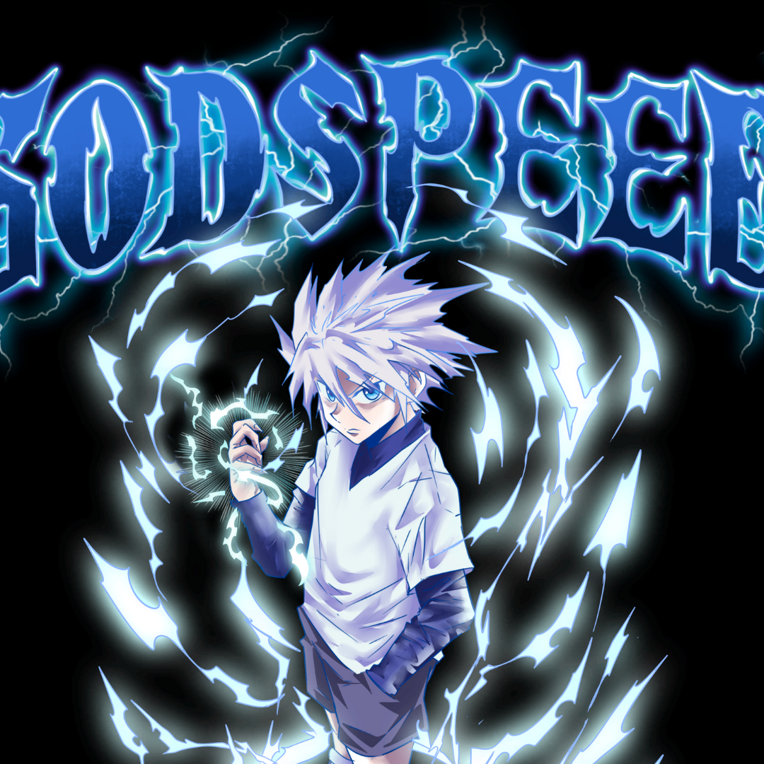 Killua X Godspeed - Hunter X Hunter Oversize T-Shirt V2