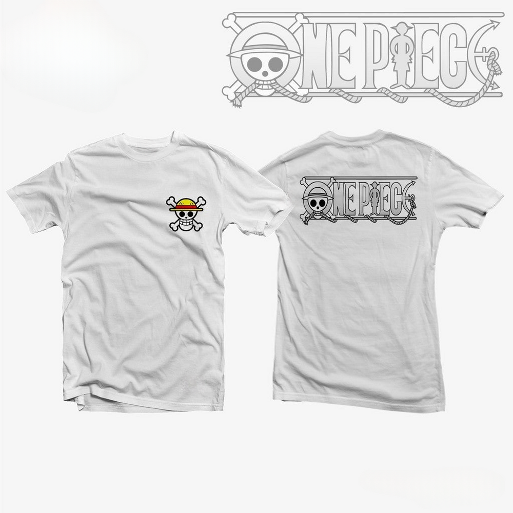 a white shirt with a skull and crossbones on it