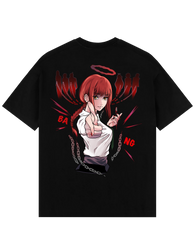 Makima X Bang - Chainsaw Man Oversize T-Shirt
