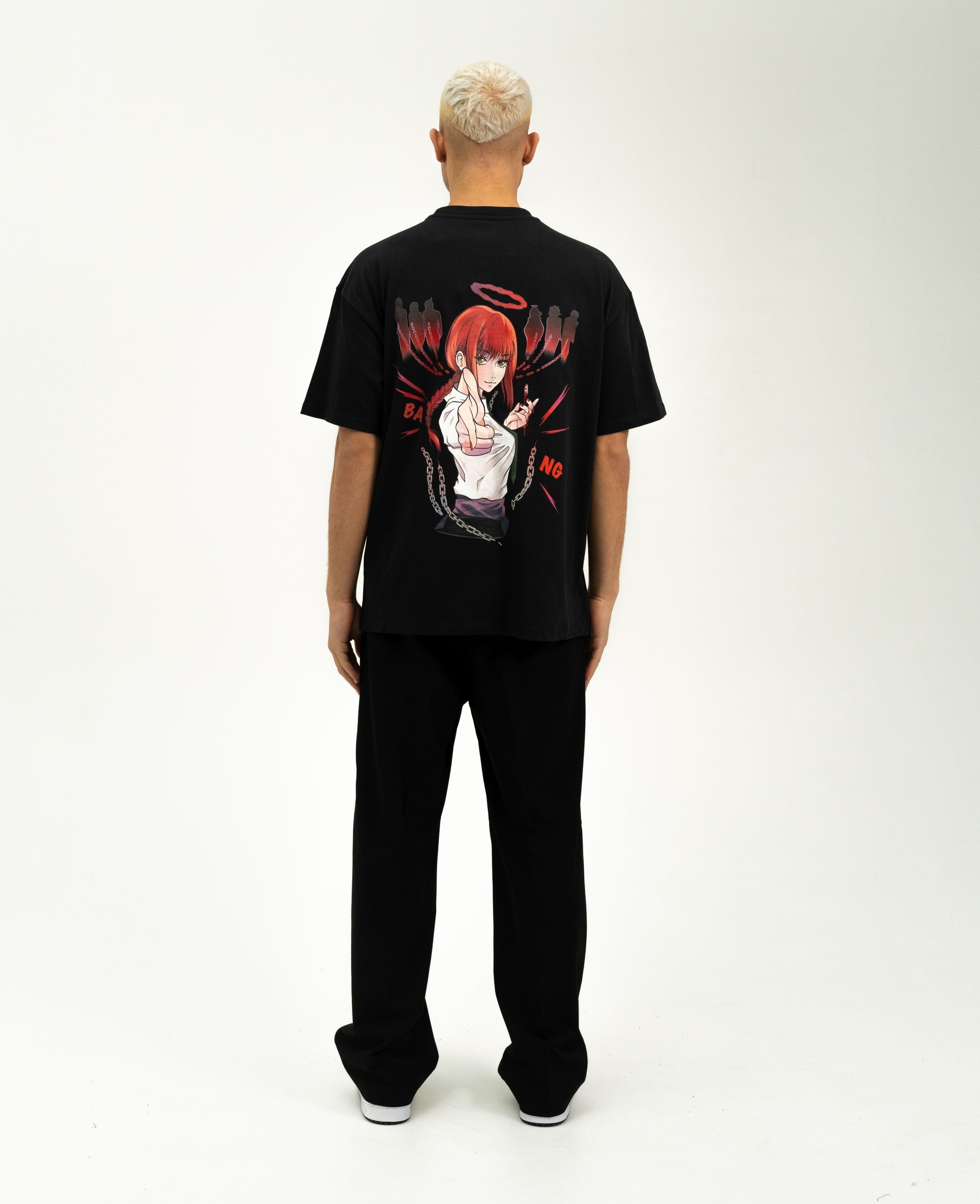 Makima X Bang - Chainsaw Man Oversize T-Shirt
