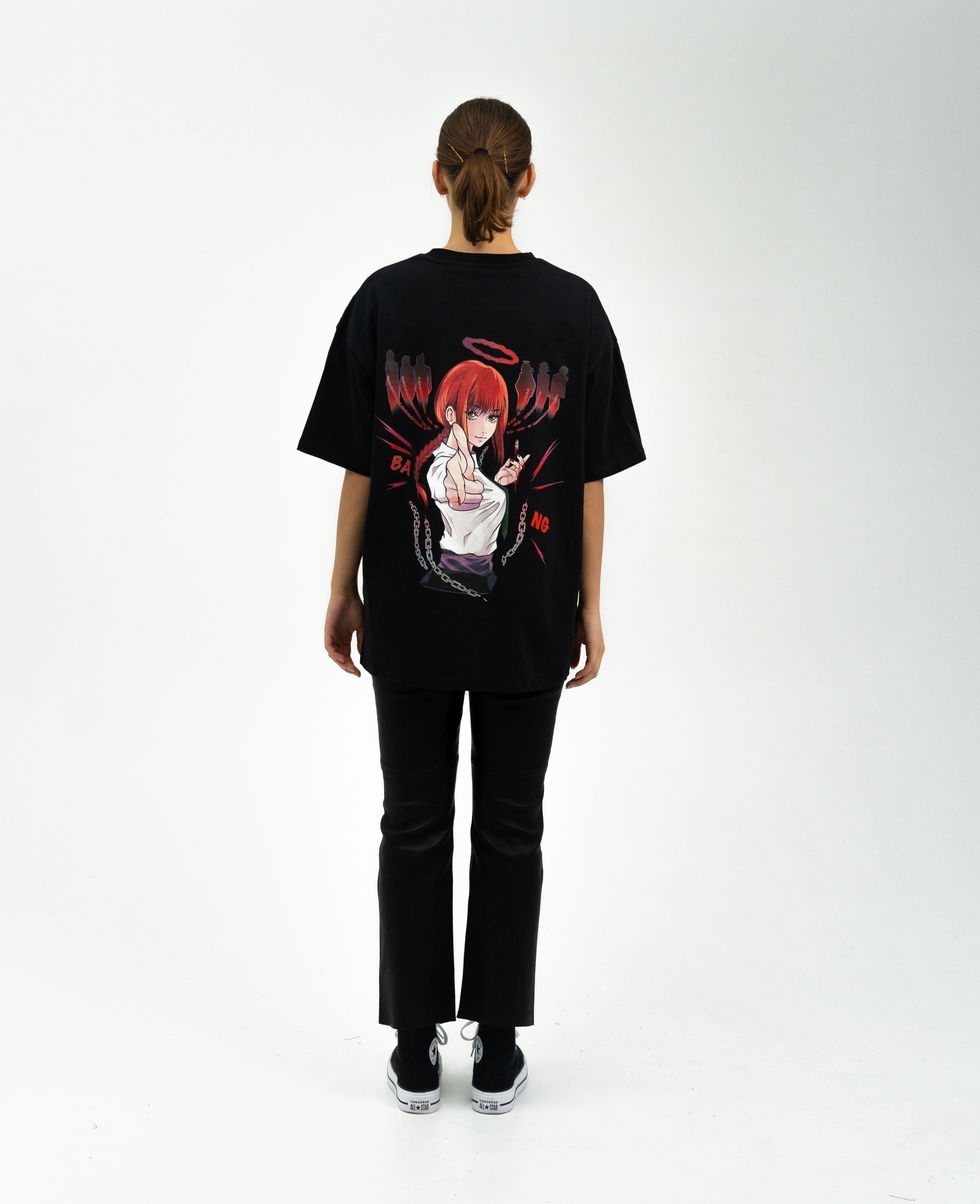 Makima X Bang - Chainsaw Man Oversize T-Shirt