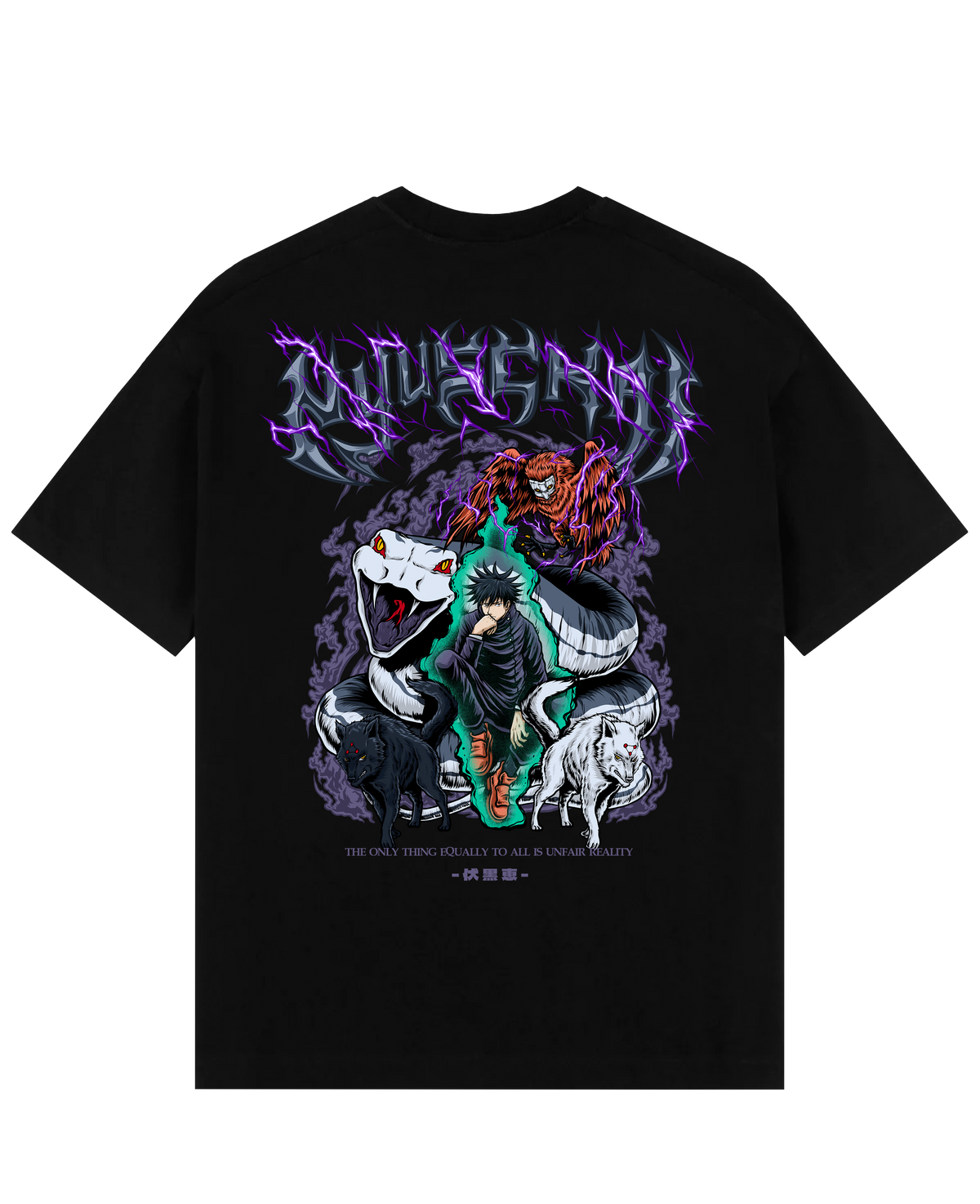 Megumi X Reality - Jujutsu Kaisen Oversize T-Shirt