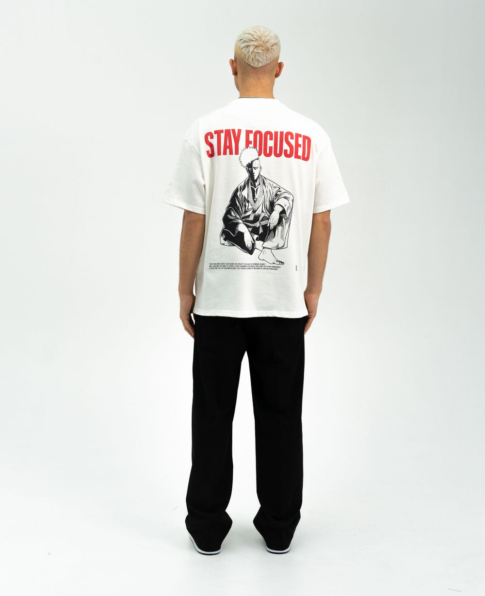 Saitama X Stay Focused - One Punch Man Oversize T-Shirt