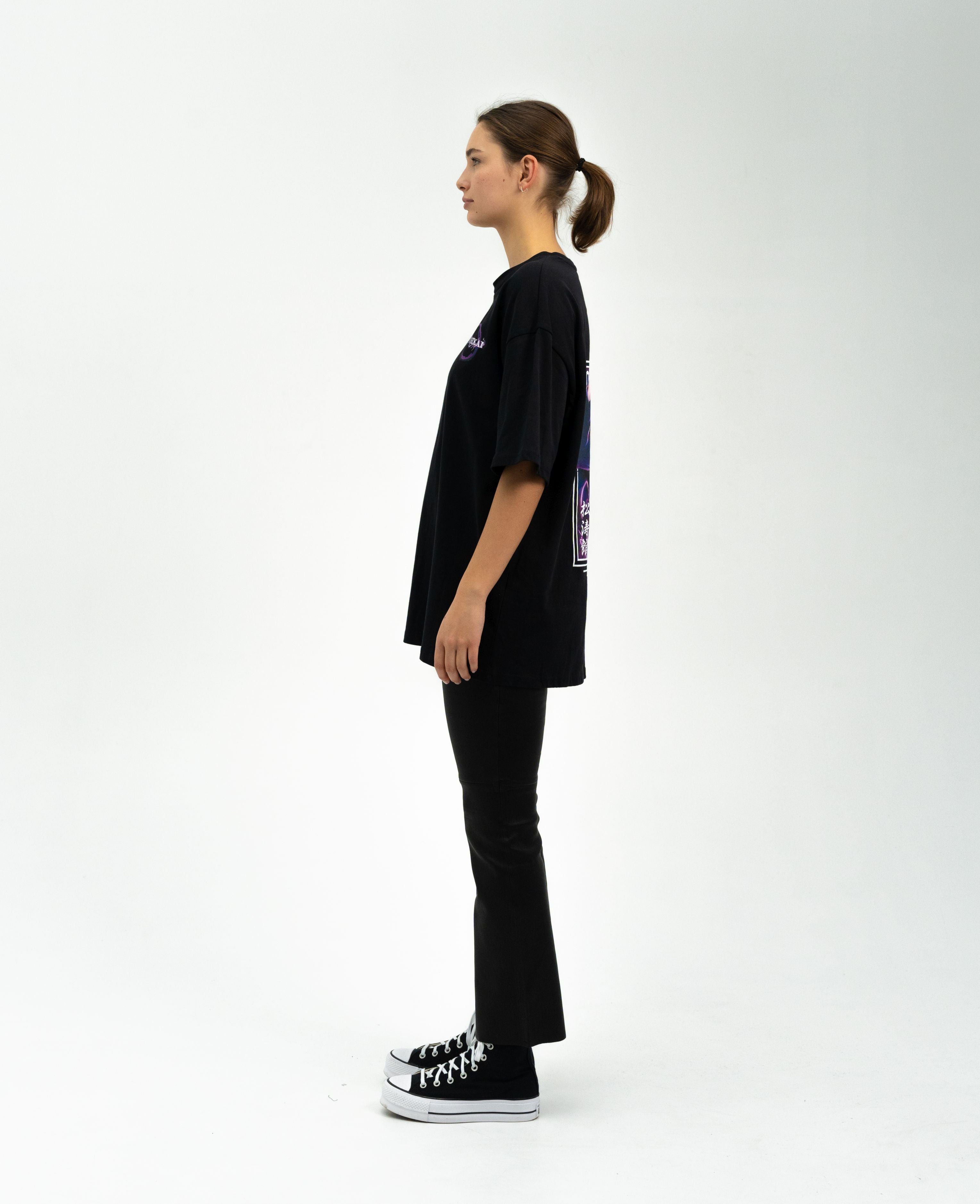 Satoru Gojo X Purple Lightning - Jujutsu Kaisen Oversize T-Shirt