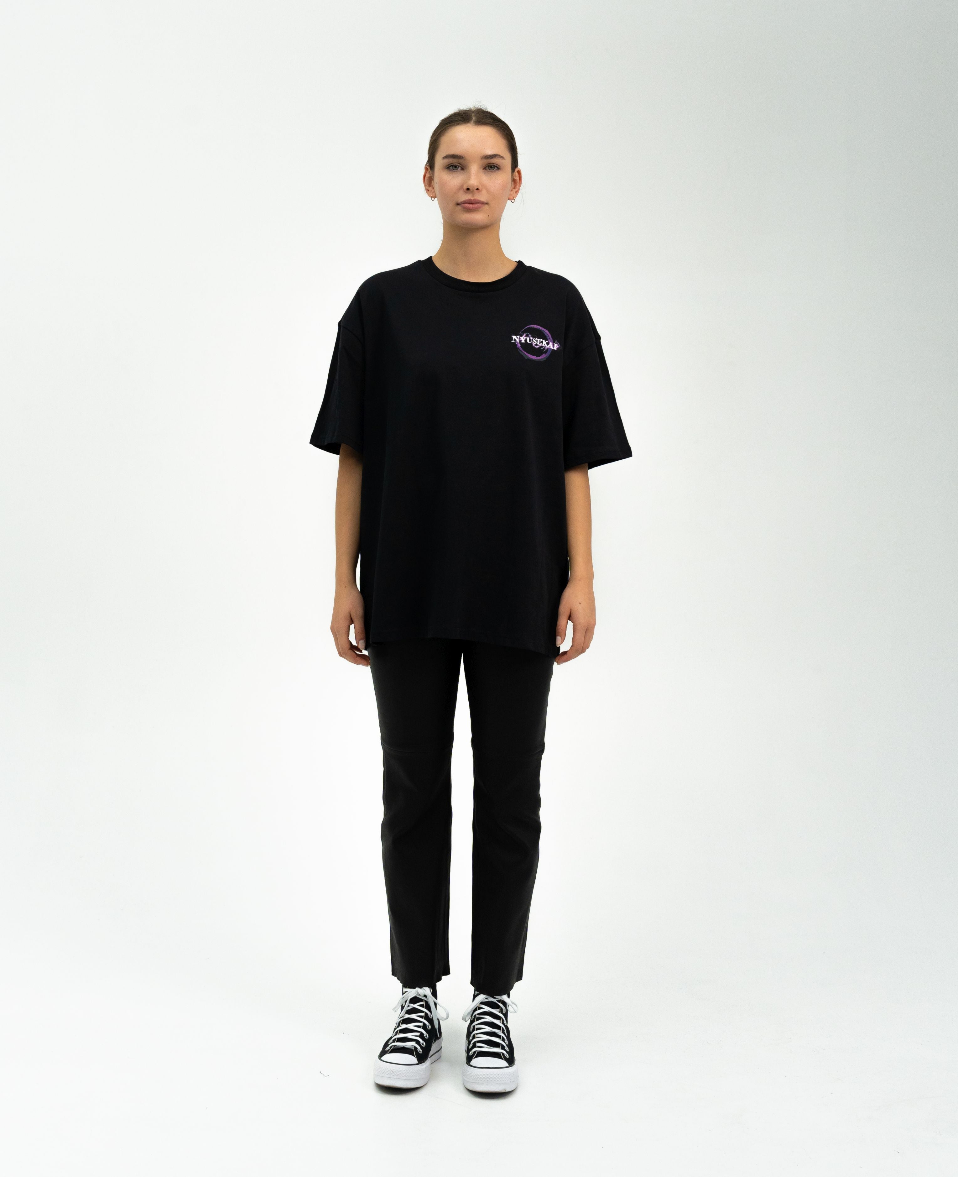 Satoru Gojo X Purple Lightning - Jujutsu Kaisen Oversize T-Shirt