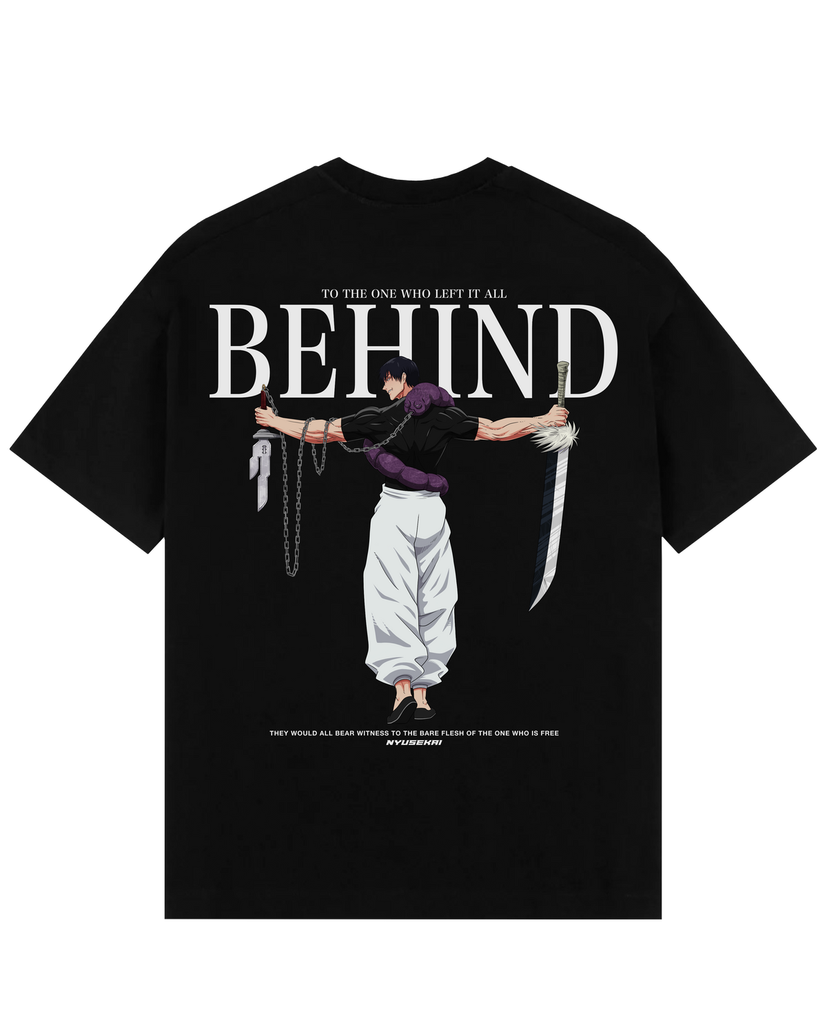 Toji X The one who left it all behind - Jujutsu Kaisen Oversize T-Shirt