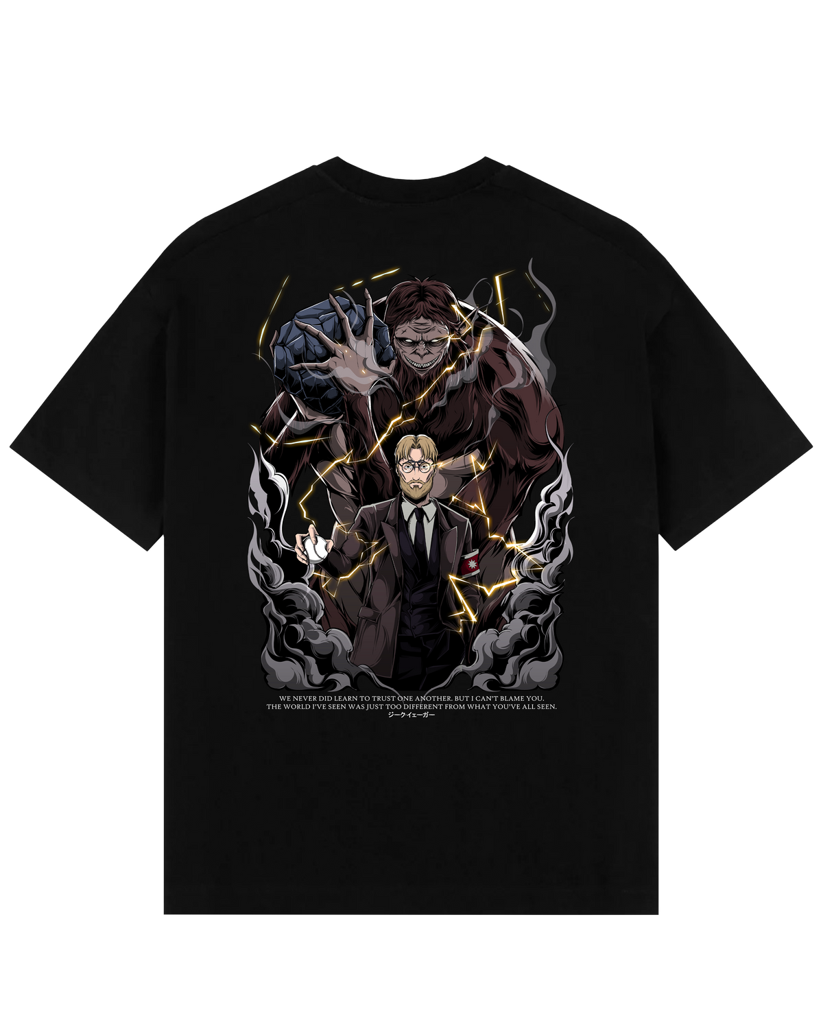 Zeke X Beast Titan - AOT Oversize T-Shirt