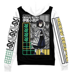 Obanai Iguro Demon Slayer" Streetwear Zip Hoodie Jacket