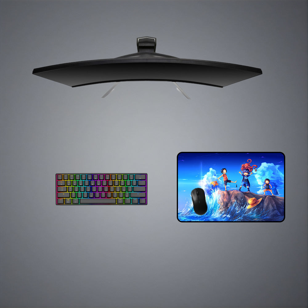 One Piece Sea Design M-XXL Size Gaming Mouse Pad, Computer Desk Mat