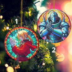 Otakuri "Anime Alchemy Elegance: Dual-Sided Stained Suncatcher Ornament Anime Ornaments