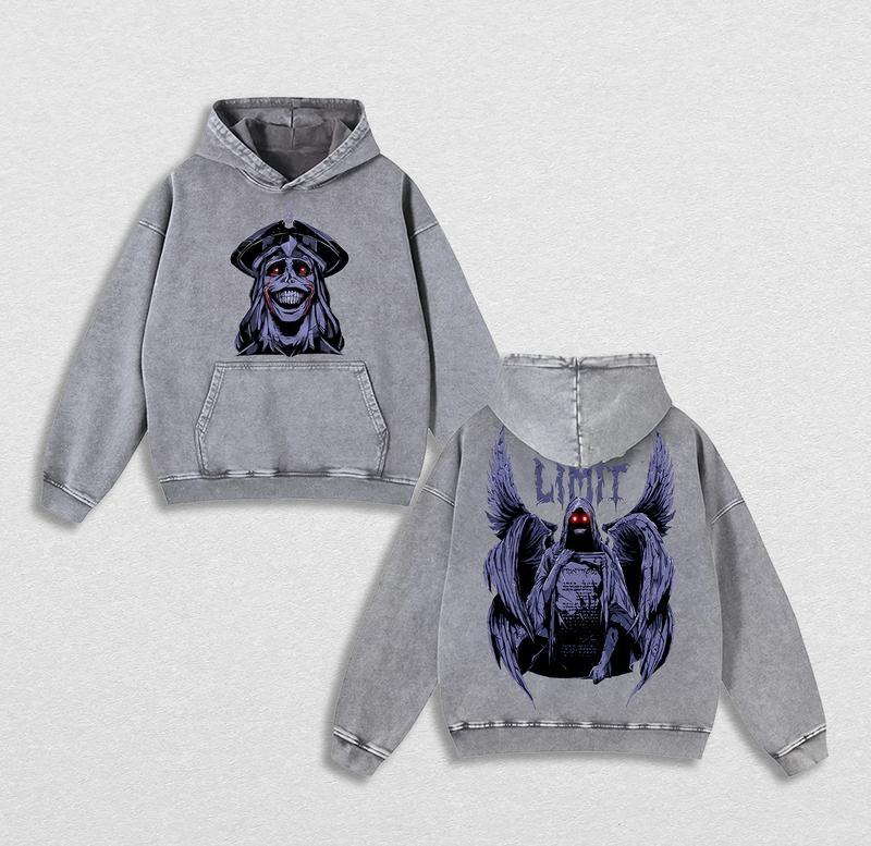Otakuri Solo Leveling "Temple of Carthenon" – Premium Vintage Washed Cotton Hoodie
