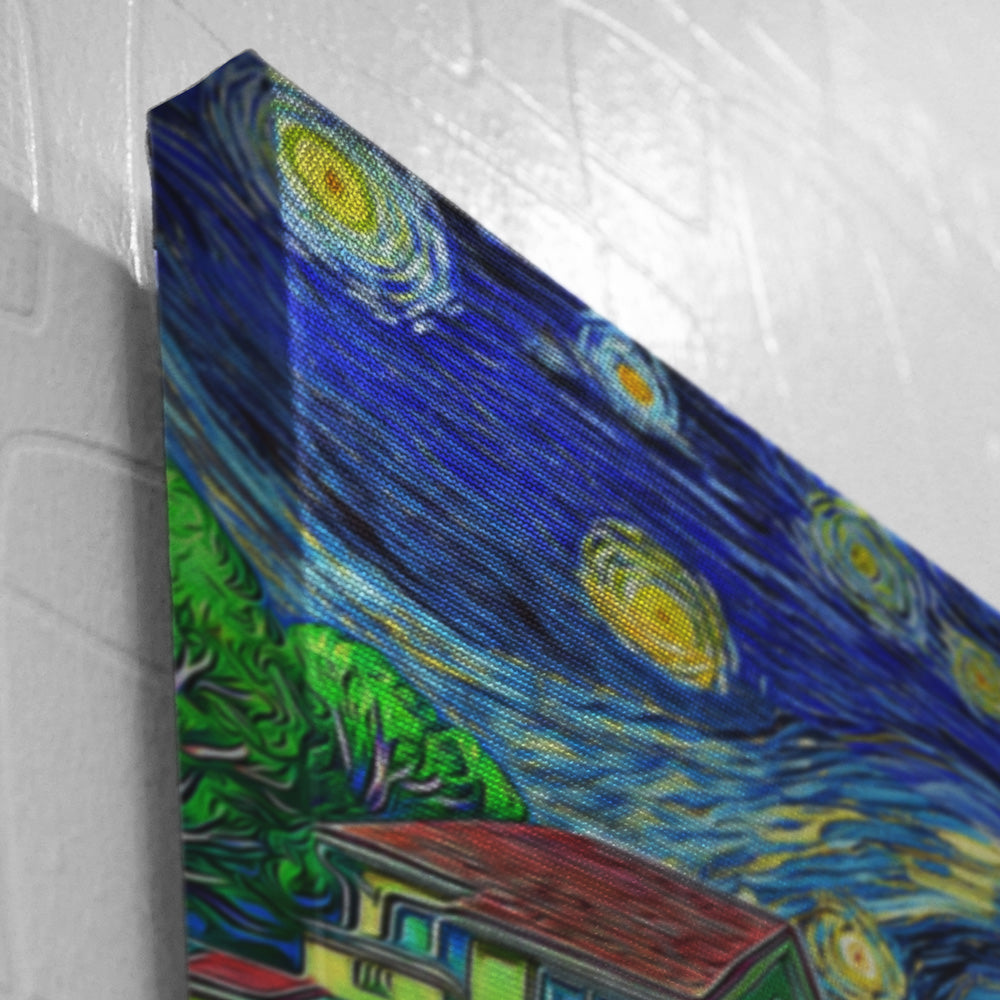 Ponyo Starry Night Studio Ghibli Canvas Print Wall Art - Nysekai