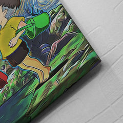 Ponyo Starry Night Studio Ghibli Canvas Print Wall Art - Nysekai