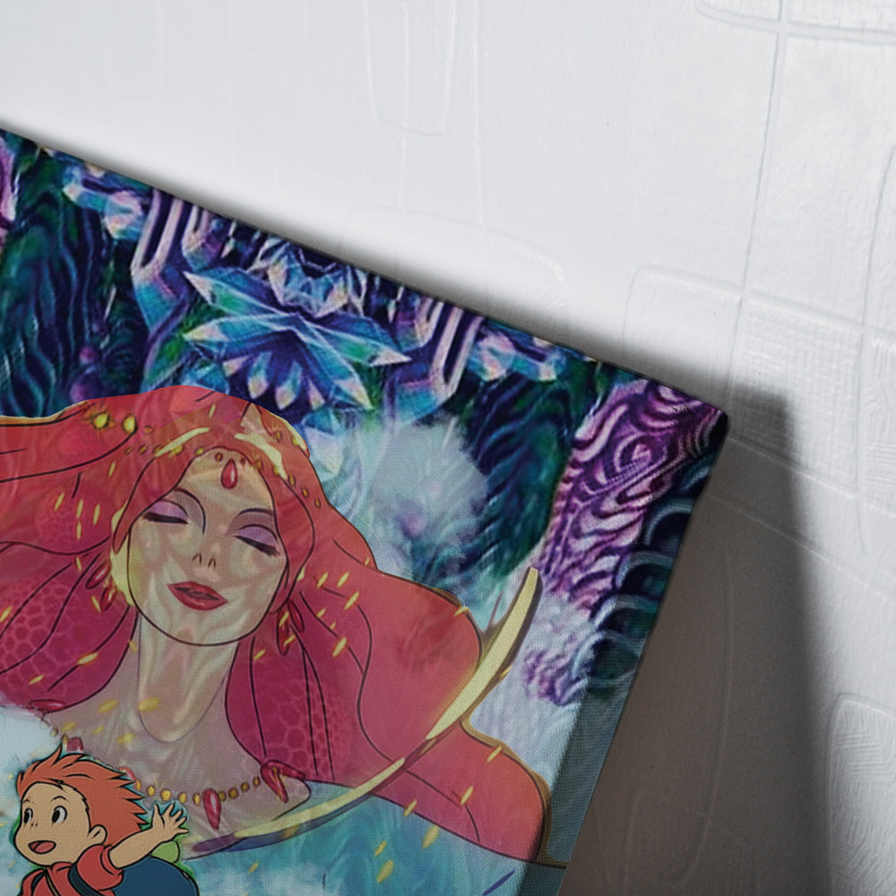 Ponyo Studio Ghibli Canvas Print Wall Art - Nysekai