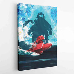Porco Rosso Studio Ghibli Canvas Print Wall Art - Nysekai