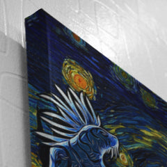 Princess Mononoke Starry Night Studio Ghibli Canvas Print Wall Art