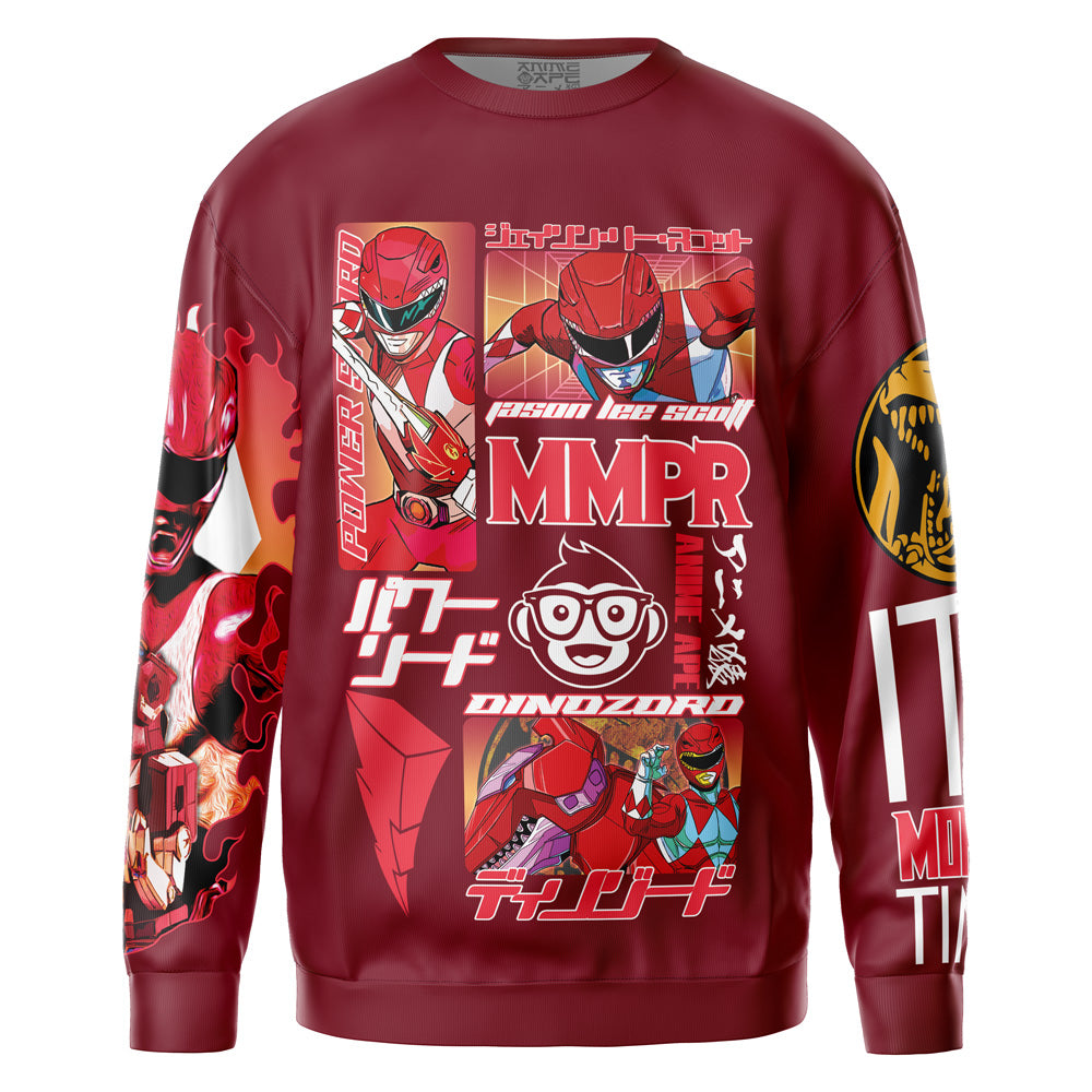 Red Ranger Mighty Morphin Power Rangers Streetwear Sweatshirt