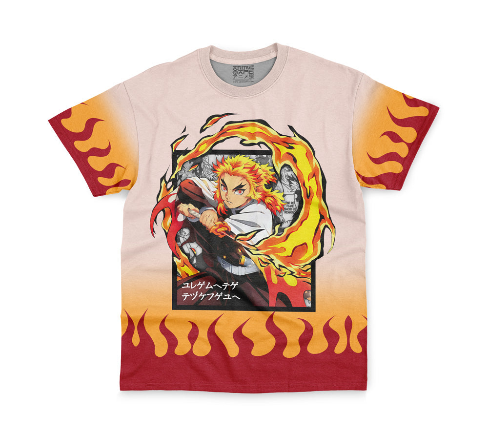 Kyojuro Rengoku Haori Demon Slayer Streetwear T-Shirt