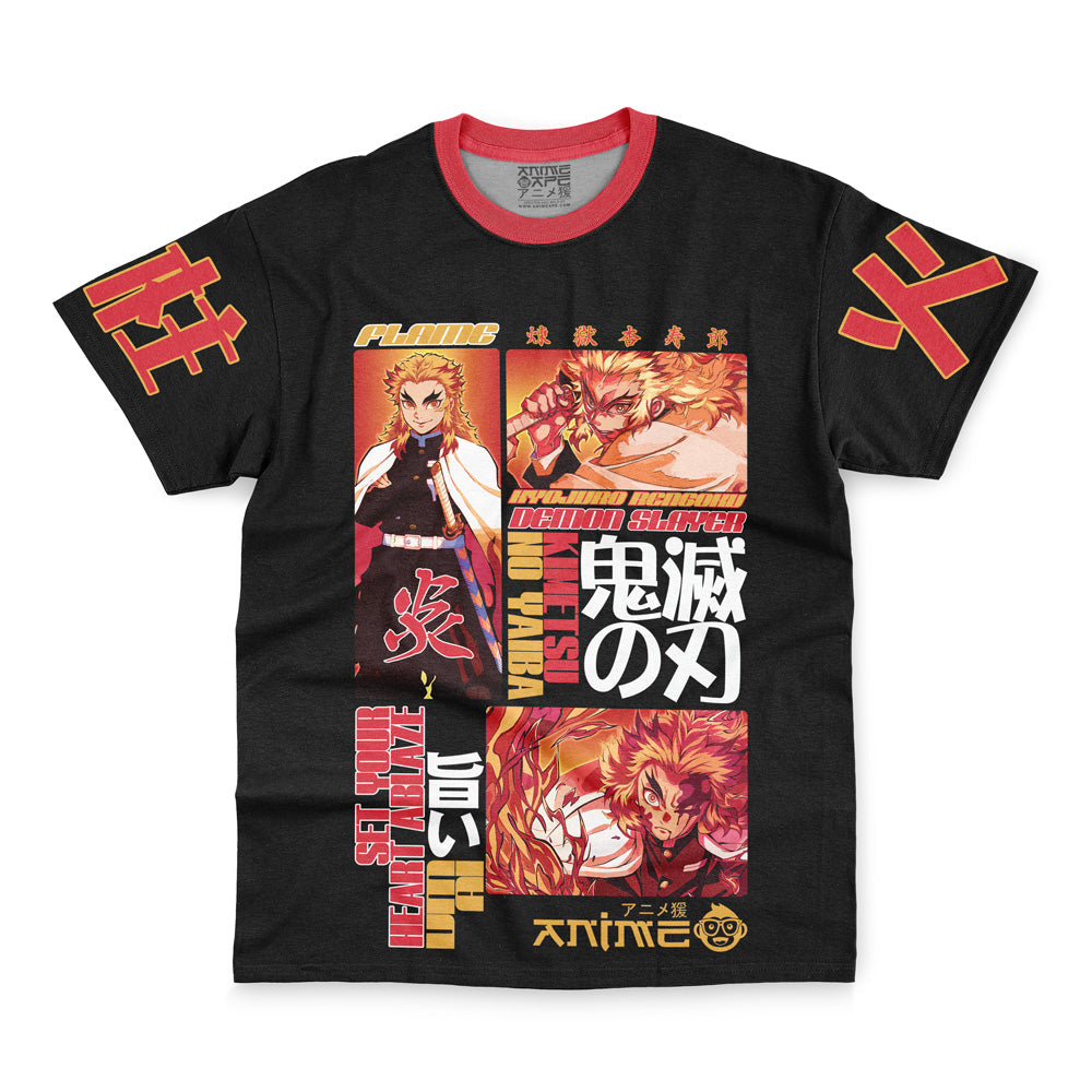 Kyojuro Rengoku V3 Demon Slayer Streetwear T-Shirt