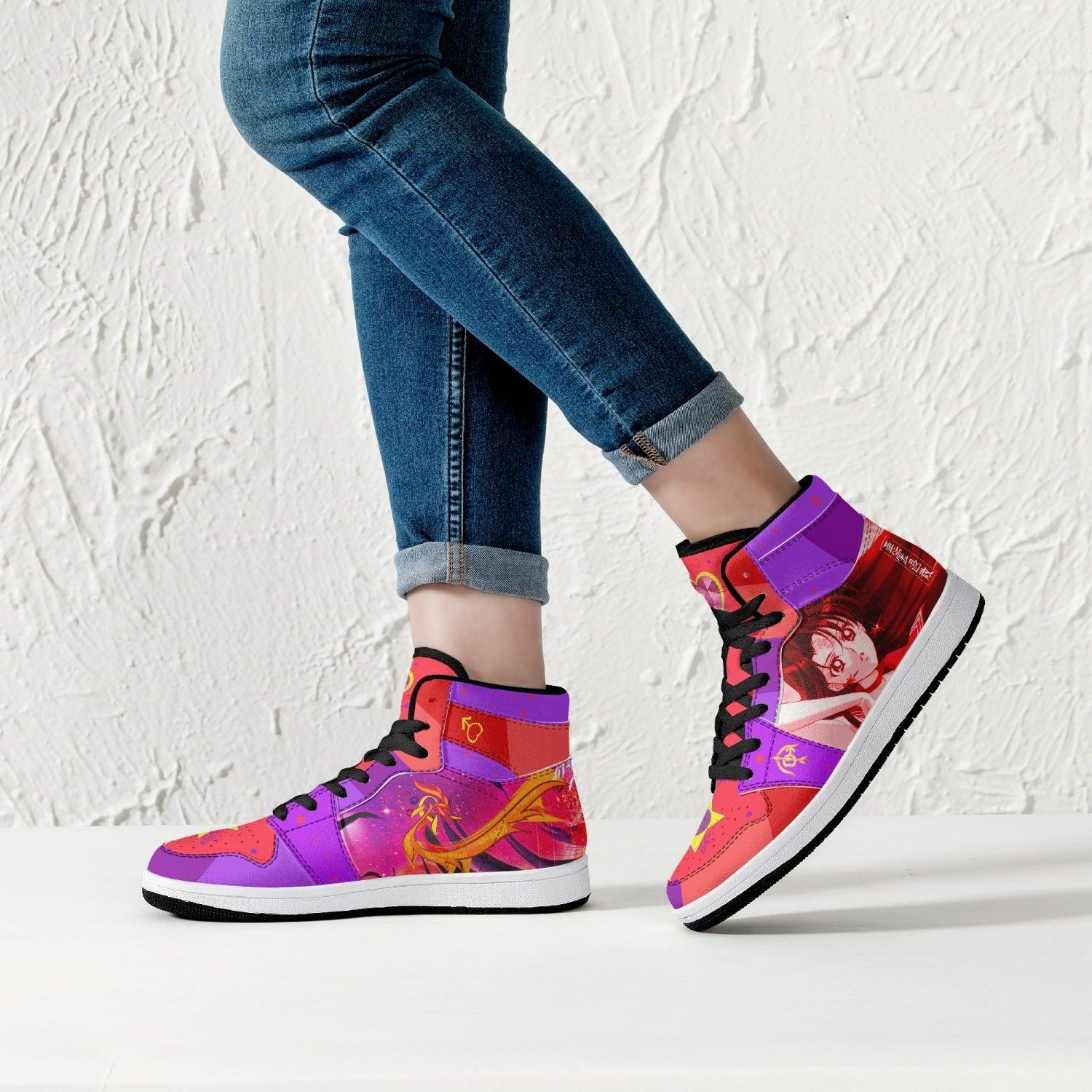 Sailor Mars Sailor Moon Crystal Mid 1 Basketball Shoes