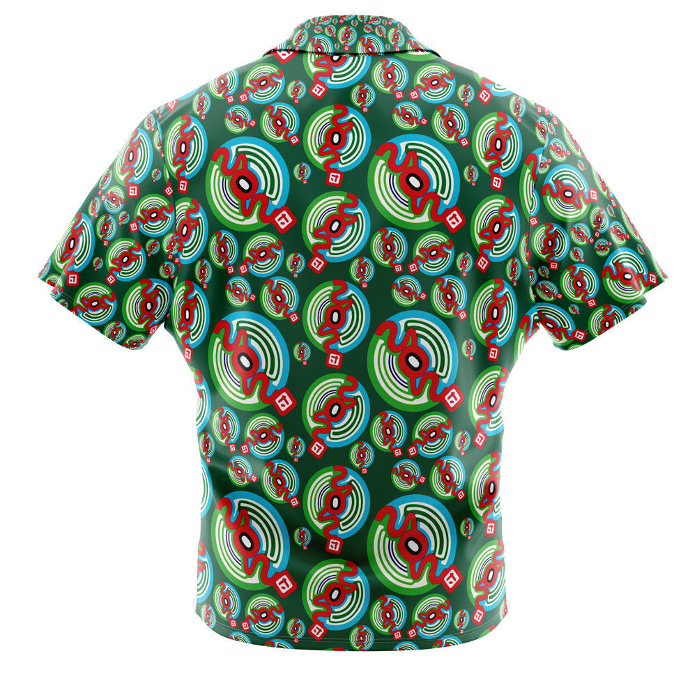 SOS Brigade The Melancholy of Haruhi Suzumiya Button Up Hawaiian Shirt